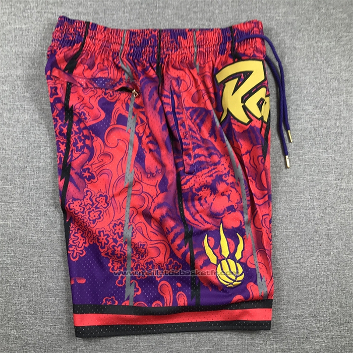 Short Toronto Raptors Special Year of The Tiger Rouge